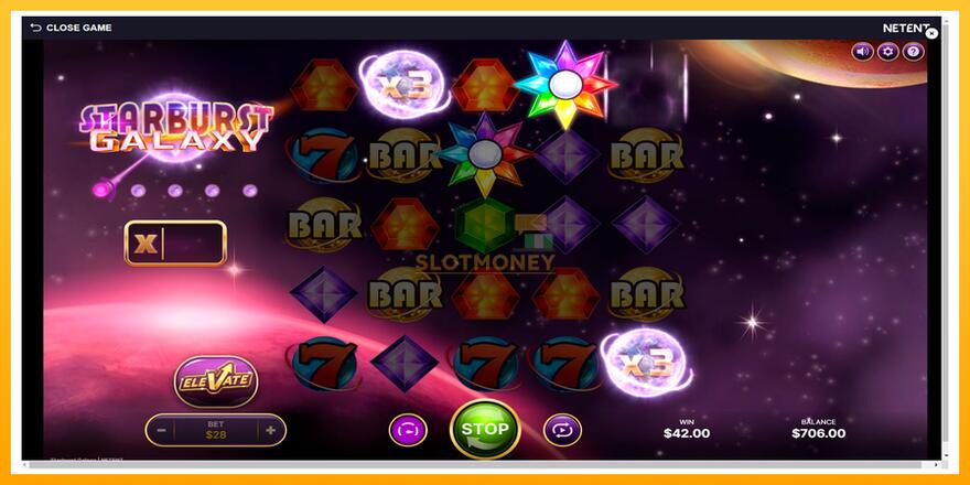 Máquina de jogos Starburst Galaxy - chance de ganhar dinheiro, foto 2