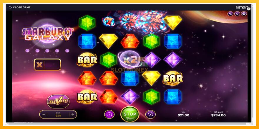 Máquina de jogos Starburst Galaxy - chance de ganhar dinheiro, foto 5