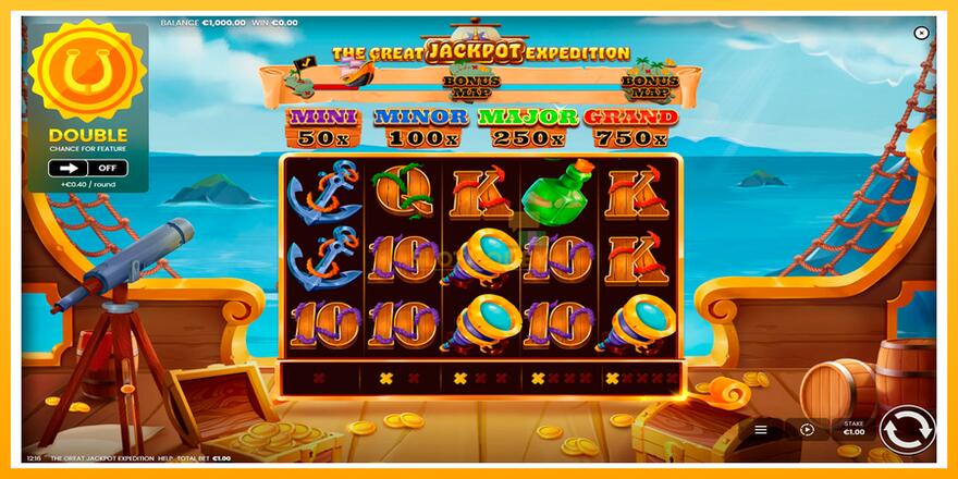 Máquina de jogos The Great Jackpot Expedition - chance de ganhar dinheiro, foto 1