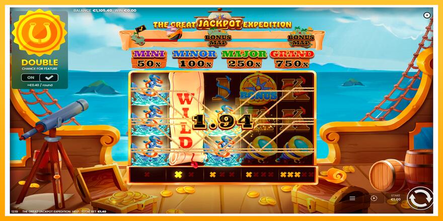 Máquina de jogos The Great Jackpot Expedition - chance de ganhar dinheiro, foto 2