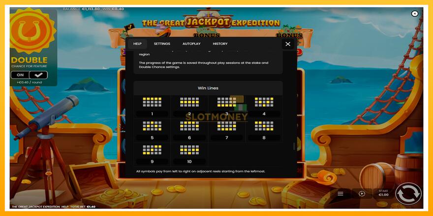 Máquina de jogos The Great Jackpot Expedition - chance de ganhar dinheiro, foto 7