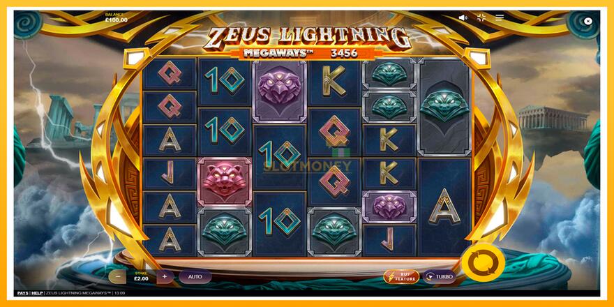 Máquina de jogos Zeus Lightning Megaways - chance de ganhar dinheiro, foto 1