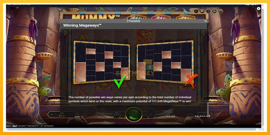 Máquina de jogos Mummy Megaways - chance de ganhar dinheiro, foto 7