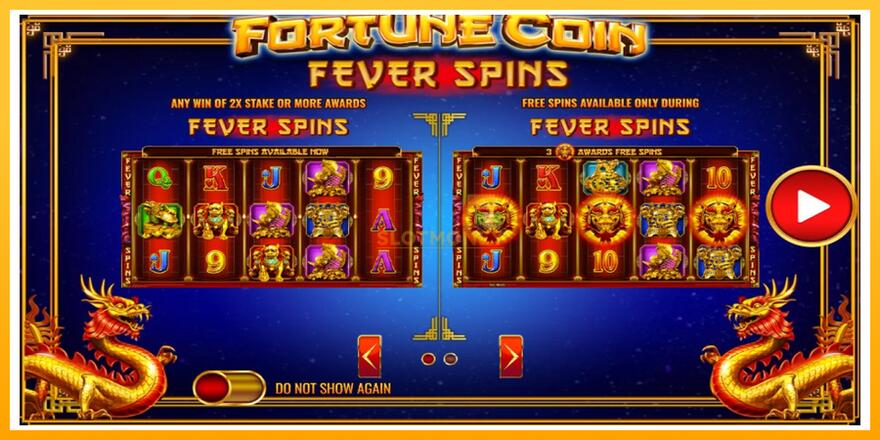 Máquina de jogos Fortune Coin Fever Spins - chance de ganhar dinheiro, foto 3