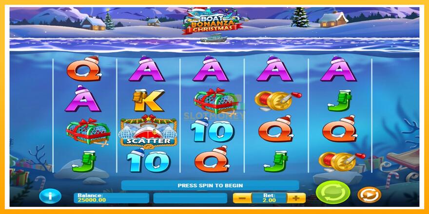 Máquina de jogos Boat Bonanza Christmas - chance de ganhar dinheiro, foto 1