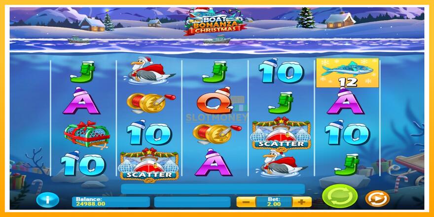 Máquina de jogos Boat Bonanza Christmas - chance de ganhar dinheiro, foto 3