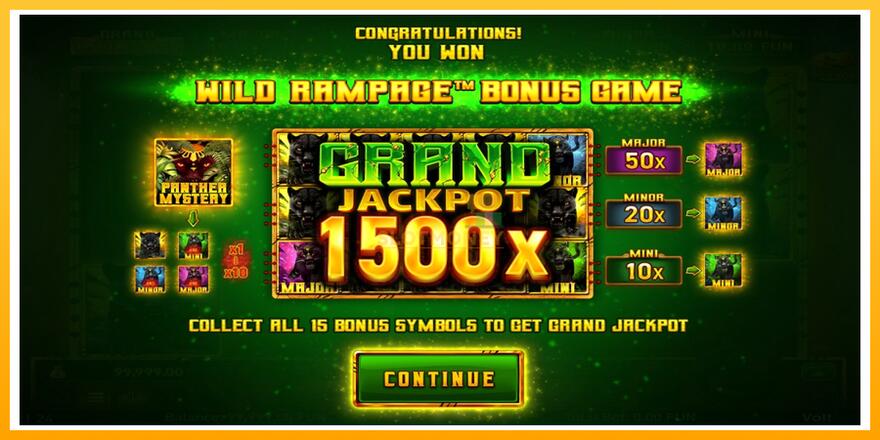 Máquina de jogos Mighty Wild: Panther Grand Gold Edition Halloween Jackpots - chance de ganhar dinheiro, foto 3