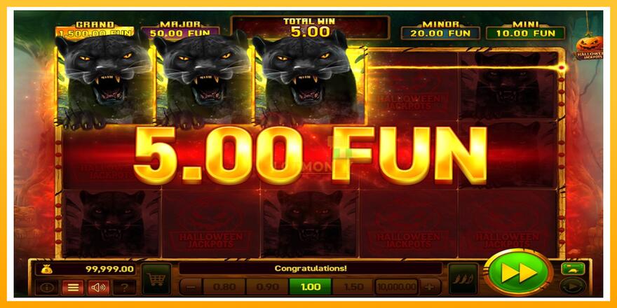 Máquina de jogos Mighty Wild: Panther Grand Gold Edition Halloween Jackpots - chance de ganhar dinheiro, foto 4