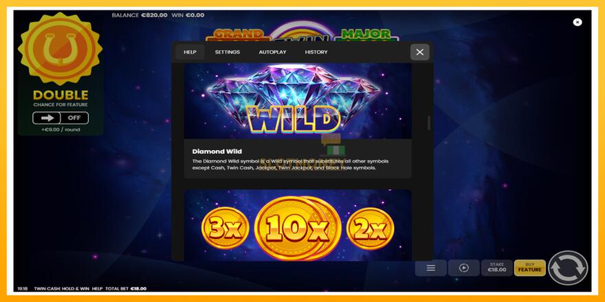 Máquina de jogos Twin Cash: Hold and Win - chance de ganhar dinheiro, foto 6