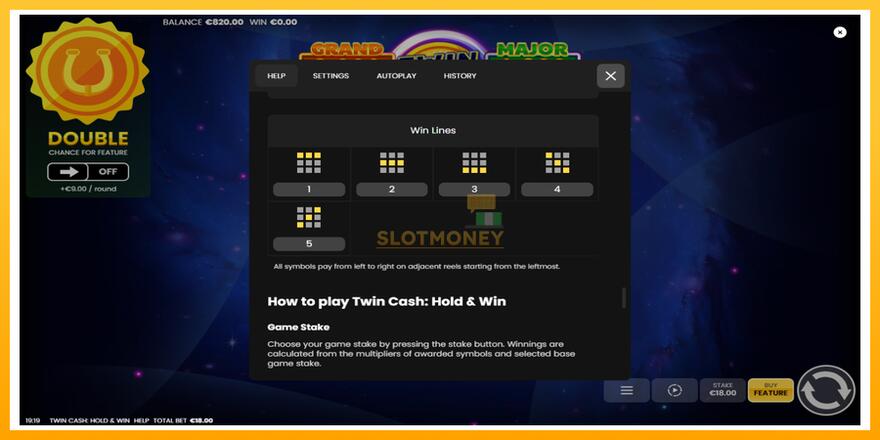 Máquina de jogos Twin Cash: Hold and Win - chance de ganhar dinheiro, foto 7