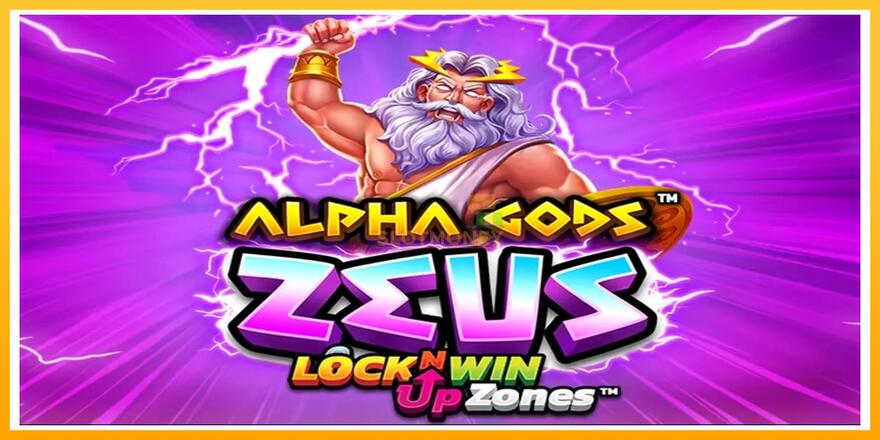 Máquina de jogos Alpha Gods: Zeus - chance de ganhar dinheiro, foto 1