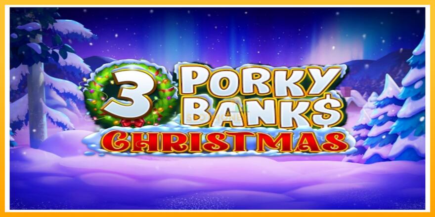 Máquina de jogos 3 Porky Banks Christmas - chance de ganhar dinheiro, foto 1