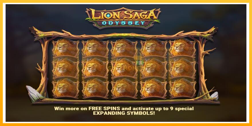 Máquina de jogos Lion Saga Odyssey - chance de ganhar dinheiro, foto 3