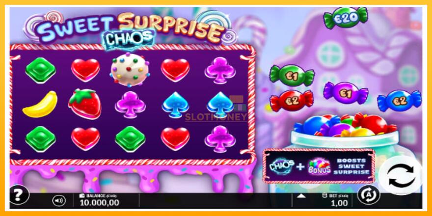 Máquina de jogos Sweet Surprise Chaos - chance de ganhar dinheiro, foto 4