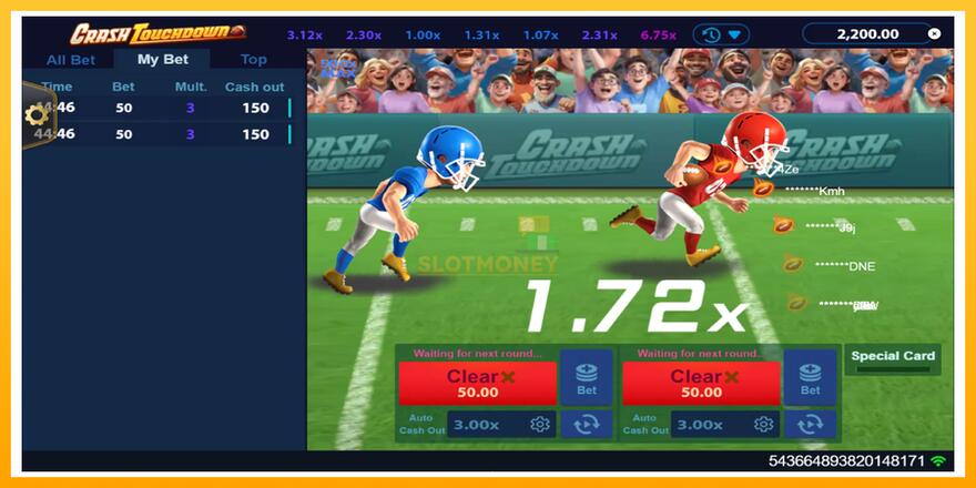 Máquina de jogos Crash Touchdown - chance de ganhar dinheiro, foto 4