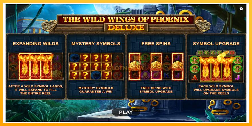 Máquina de jogos The Wild Wings of Phoenix Deluxe - chance de ganhar dinheiro, foto 1