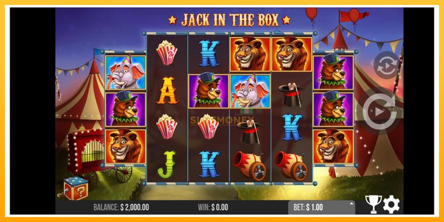 Máquina de jogos Jack in the Box - chance de ganhar dinheiro, foto 2