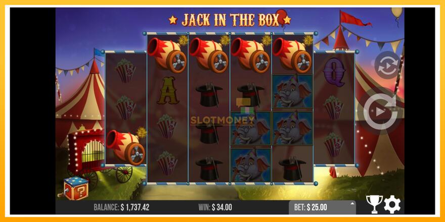 Máquina de jogos Jack in the Box - chance de ganhar dinheiro, foto 4