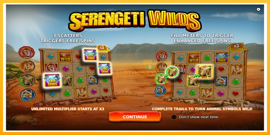 Máquina de jogos Serengeti Wilds - chance de ganhar dinheiro, foto 1