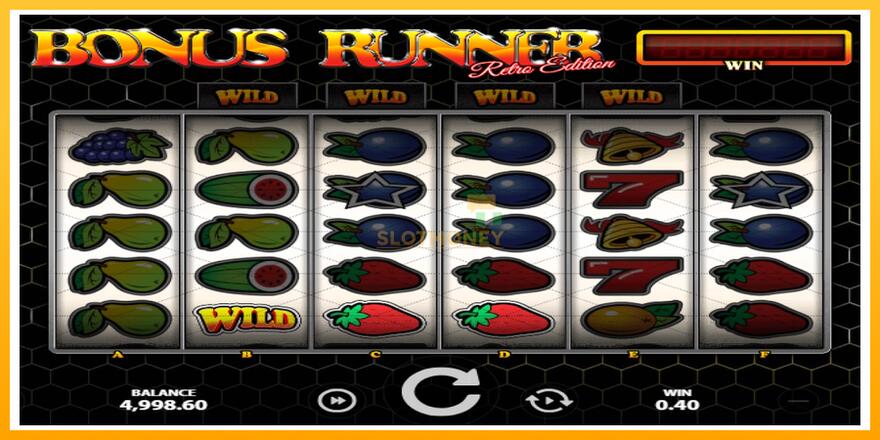 Máquina de jogos Bonus Runner Retro Edition - chance de ganhar dinheiro, foto 3