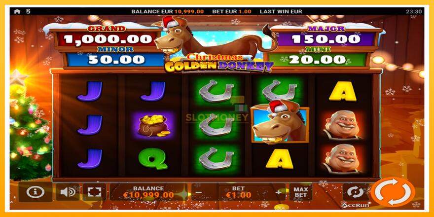 Máquina de jogos Golden Donkey Christmas - chance de ganhar dinheiro, foto 2