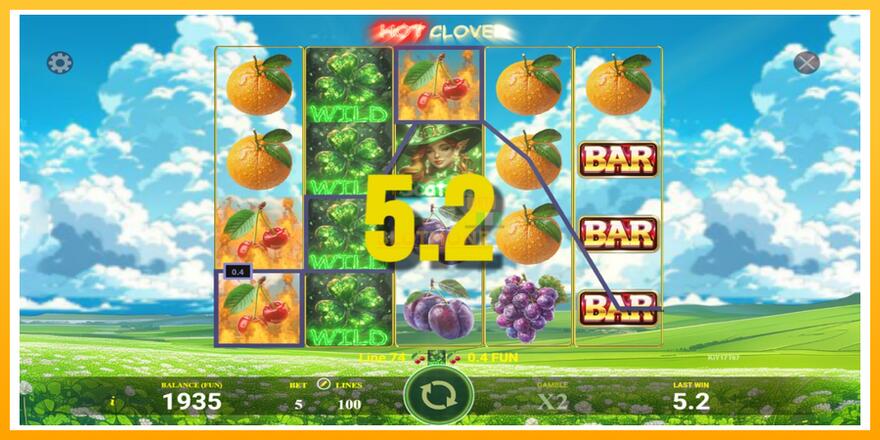 Máquina de jogos Hot Clover - chance de ganhar dinheiro, foto 2