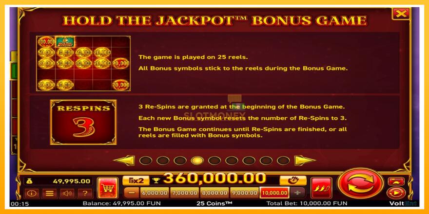 Máquina de jogos 25 Coins Halloween Jackpots - chance de ganhar dinheiro, foto 5