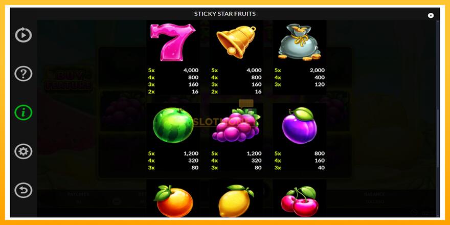 Máquina de jogos Sticky Star Fruits - chance de ganhar dinheiro, foto 6