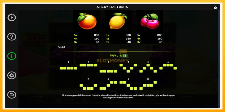 Máquina de jogos Sticky Star Fruits - chance de ganhar dinheiro, foto 7