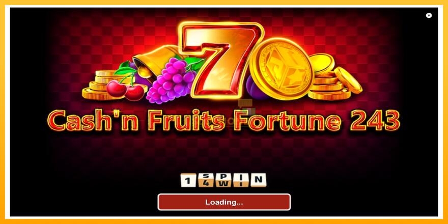 Máquina de jogos Cashn Fruits Fortune 243 - chance de ganhar dinheiro, foto 1