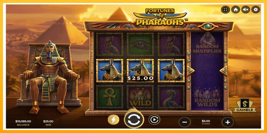 Máquina de jogos Fortunes of Pharaohs - chance de ganhar dinheiro, foto 3