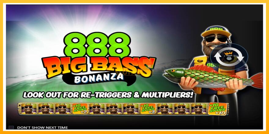 Máquina de jogos 888 Big Bass Bonanza - chance de ganhar dinheiro, foto 1