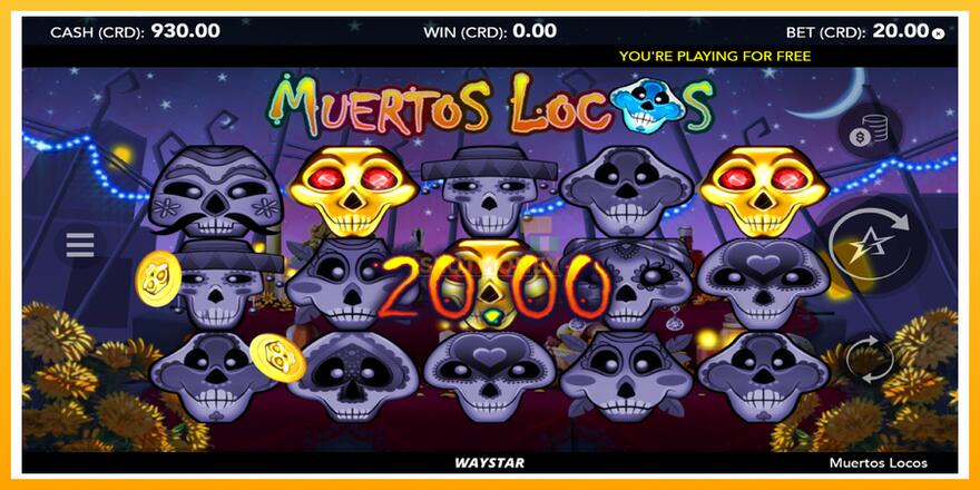 Máquina de jogos Muertos Locos - chance de ganhar dinheiro, foto 2