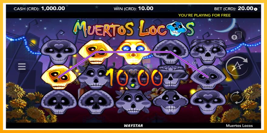 Máquina de jogos Muertos Locos - chance de ganhar dinheiro, foto 4