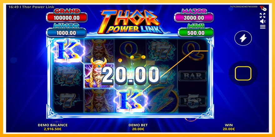 Máquina de jogos Thor Power Link - chance de ganhar dinheiro, foto 3