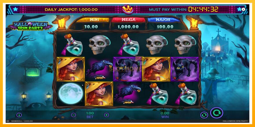 Máquina de jogos Halloween Spin Party - chance de ganhar dinheiro, foto 3