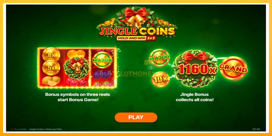 Máquina de jogos Jingle Coins - chance de ganhar dinheiro, foto 1