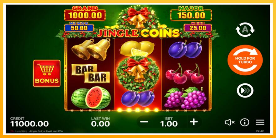 Máquina de jogos Jingle Coins - chance de ganhar dinheiro, foto 2