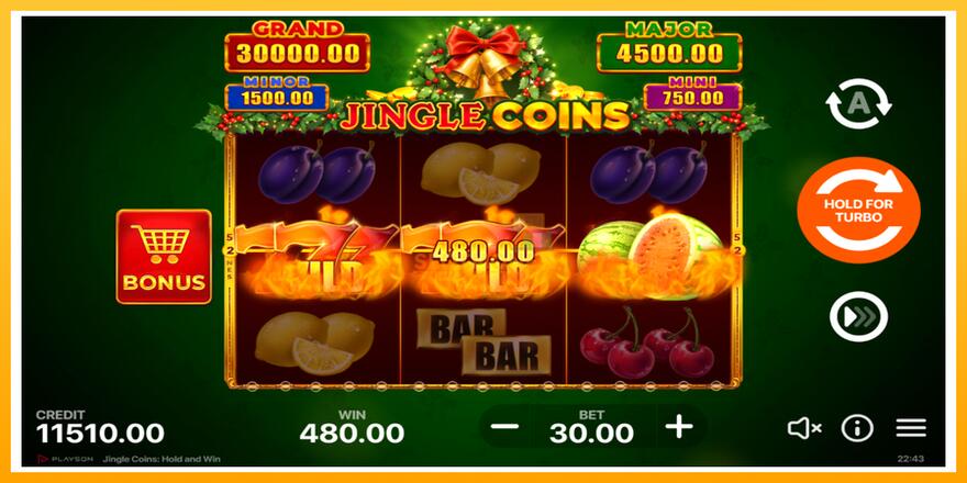 Máquina de jogos Jingle Coins - chance de ganhar dinheiro, foto 5