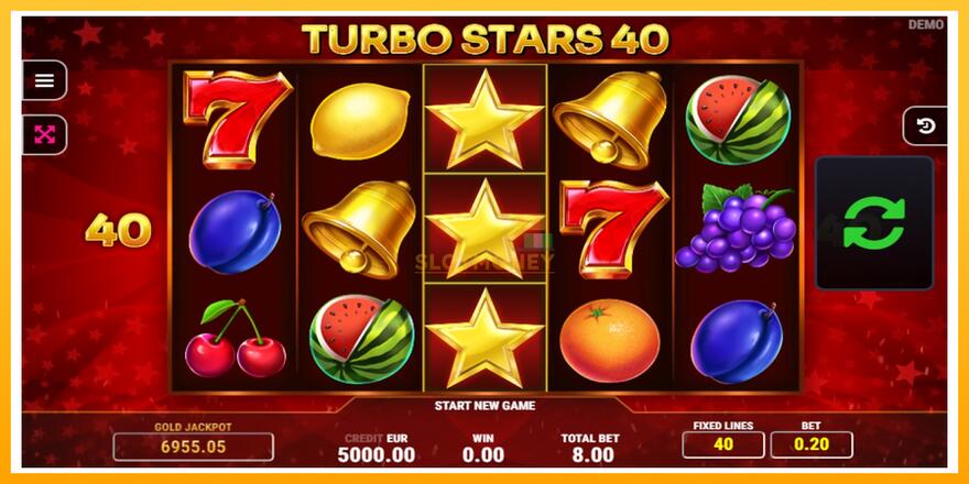 Máquina de jogos Turbo Stars 40 - chance de ganhar dinheiro, foto 1