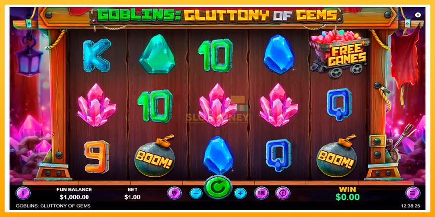 Máquina de jogos Goblins Gluttony of Gems - chance de ganhar dinheiro, foto 1