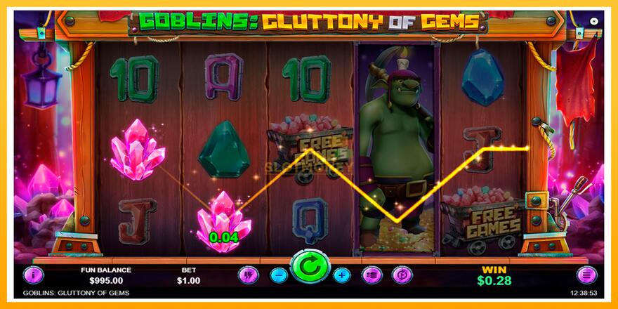 Máquina de jogos Goblins Gluttony of Gems - chance de ganhar dinheiro, foto 3