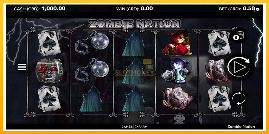 Máquina de jogos Zombie Nation - chance de ganhar dinheiro, foto 1