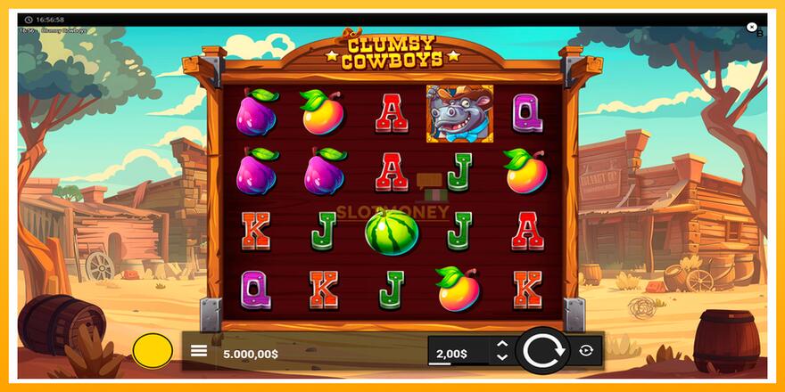 Máquina de jogos Clumsy Cowboys - chance de ganhar dinheiro, foto 1