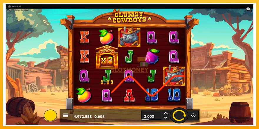 Máquina de jogos Clumsy Cowboys - chance de ganhar dinheiro, foto 6