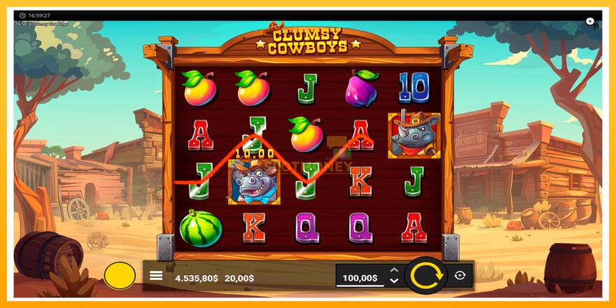 Máquina de jogos Clumsy Cowboys - chance de ganhar dinheiro, foto 7