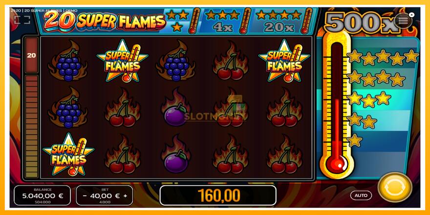 Máquina de jogos 20 Super Flames - chance de ganhar dinheiro, foto 2