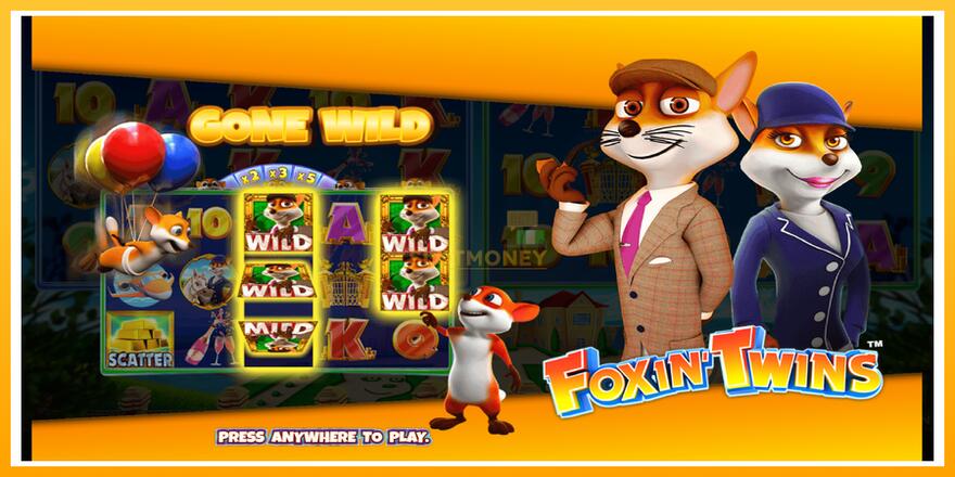 Máquina de jogos Foxin Twins - chance de ganhar dinheiro, foto 1