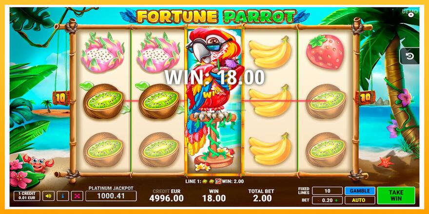 Máquina de jogos Fortune Parrot - chance de ganhar dinheiro, foto 2