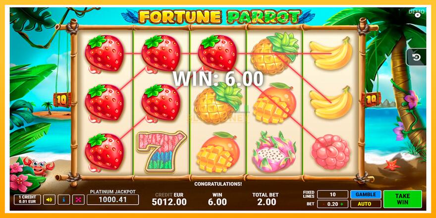 Máquina de jogos Fortune Parrot - chance de ganhar dinheiro, foto 3